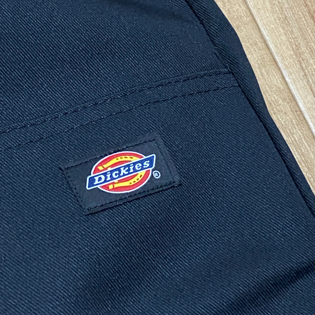 本物志向に愛されるUSAライン 「W38/L32」 Dickies ディッキーズ 極太 ルーズフィット LOOSE FIT ダブルニー ブラック BK 85283 正規品_画像5