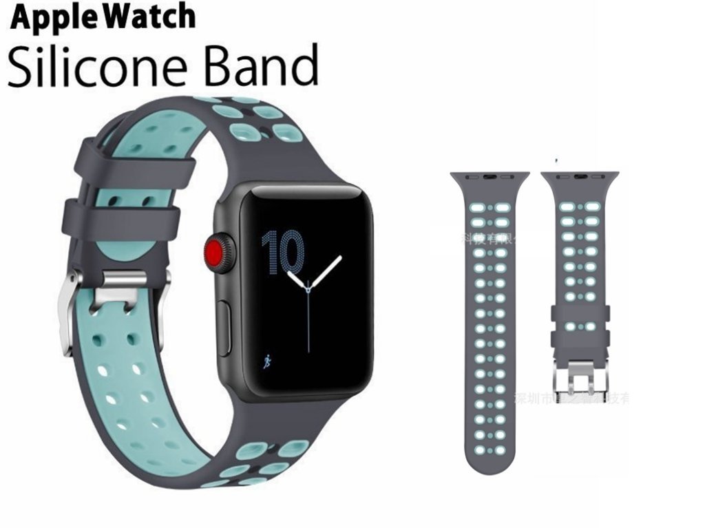 CJX251 ★ [Silicon X Hall Design] Apple Watch Band Band Belt Belt