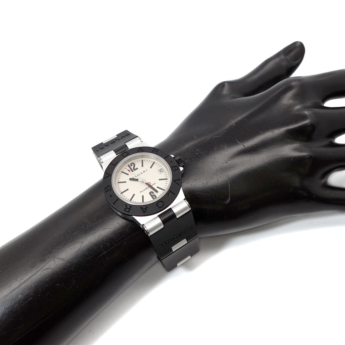 ブルガリ BVLGARI アルミニウム AL32TA ボーイズ 腕時計 デイト
