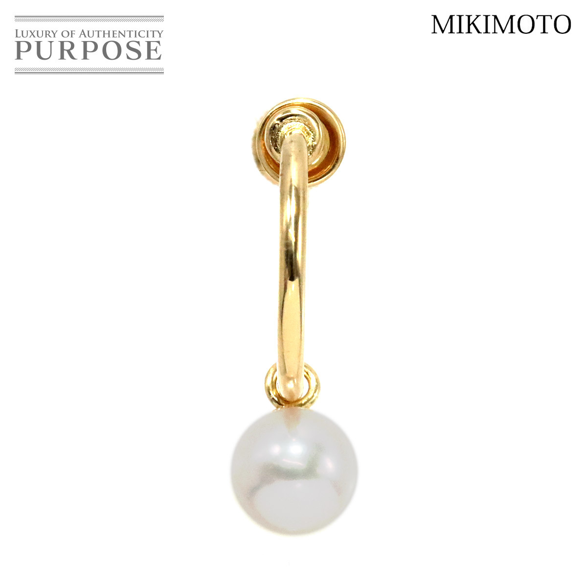 大好き MIKIMOTO ミキモト アコヤ真珠 90187444 on Clip Earring Pearl