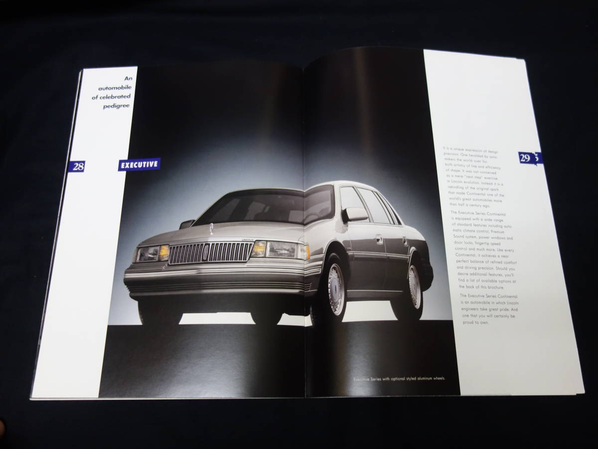 [Y1000 prompt decision ] Ford Lincoln Continental exclusive use main catalog /book@ national language version / 1992 year [ at that time thing ]