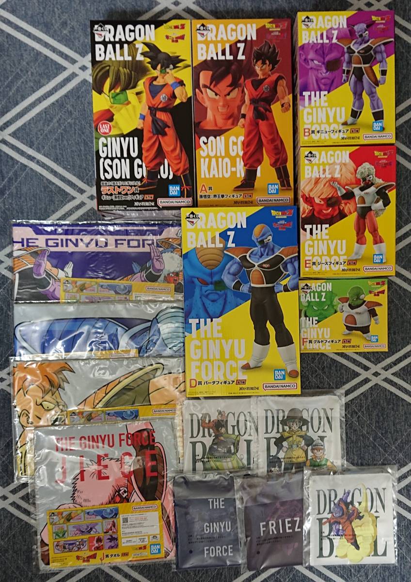 新品 未開封 一番くじ ドラゴンボール ギニュー特戦隊来襲 A賞 B賞 D賞
