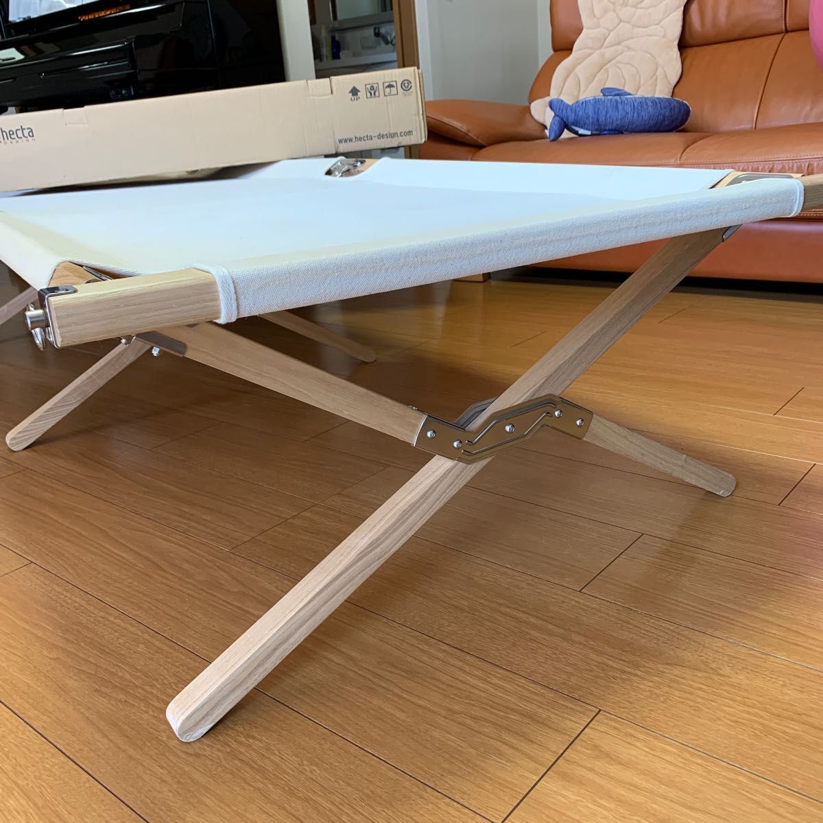 ヘクタデザイン フォールディングウッドコット しっかりした造りで