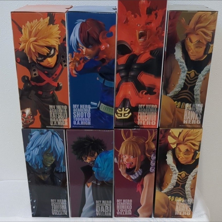 一番くじ 僕のヒーローアカデミア HERO VS VILLAINS フィギュア8点