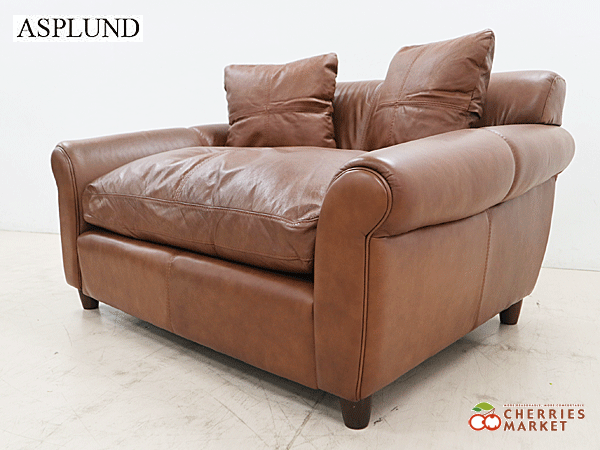 ◇展示品◇ ASPLUND アスプルンド HALO ハロ 総本革 1.5P GIL SOFA