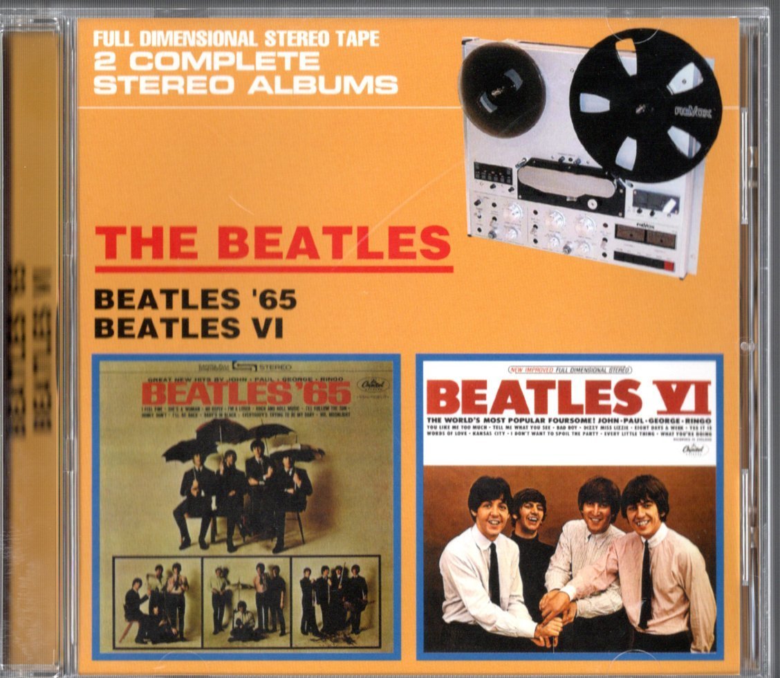 CD (4 TRACK STEREO)【BEATLES '65 / BEATLES VI 2004年製】Beatles ビートルズ_画像1