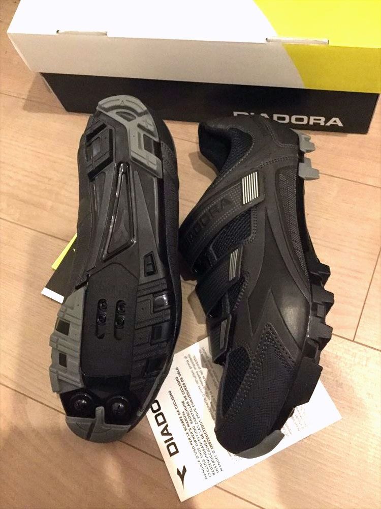 ★残1 新品DIADORA X-Trivex Ⅱ MTBシューズ 黒 40 25.0cm SPD対応 即決の画像4