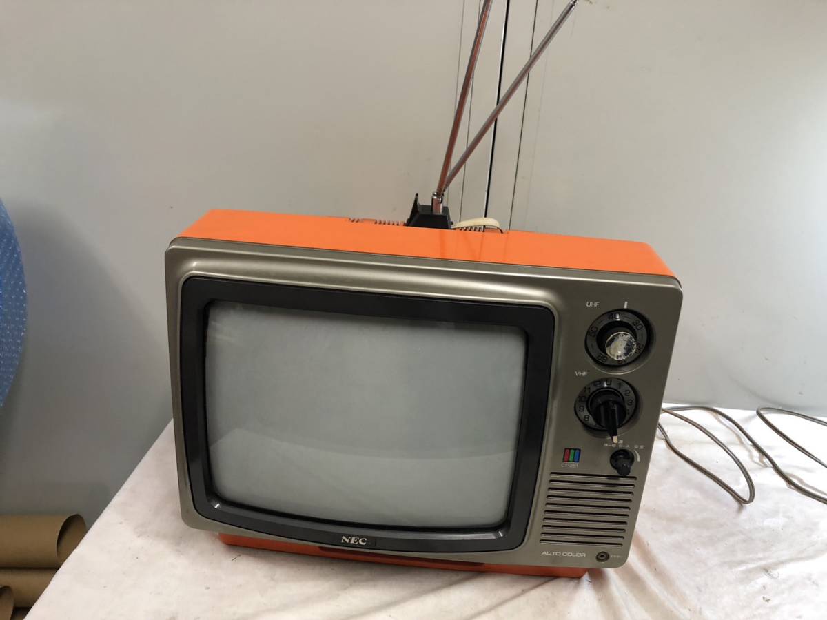 （196）昭和レトロ NEC ブラウン管テレビ CT-251型 カラーテレビジョン受信機の画像1