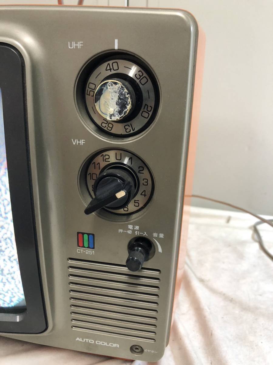 （196）昭和レトロ NEC ブラウン管テレビ CT-251型 カラーテレビジョン受信機の画像3