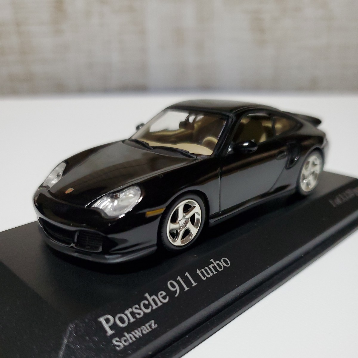 1/43 ミニチャンプス MINICHAMPS ミニカー/Porsche 911 turbo 2000 Schwarz/ポルシェ 911 ターボ ブラック_画像5