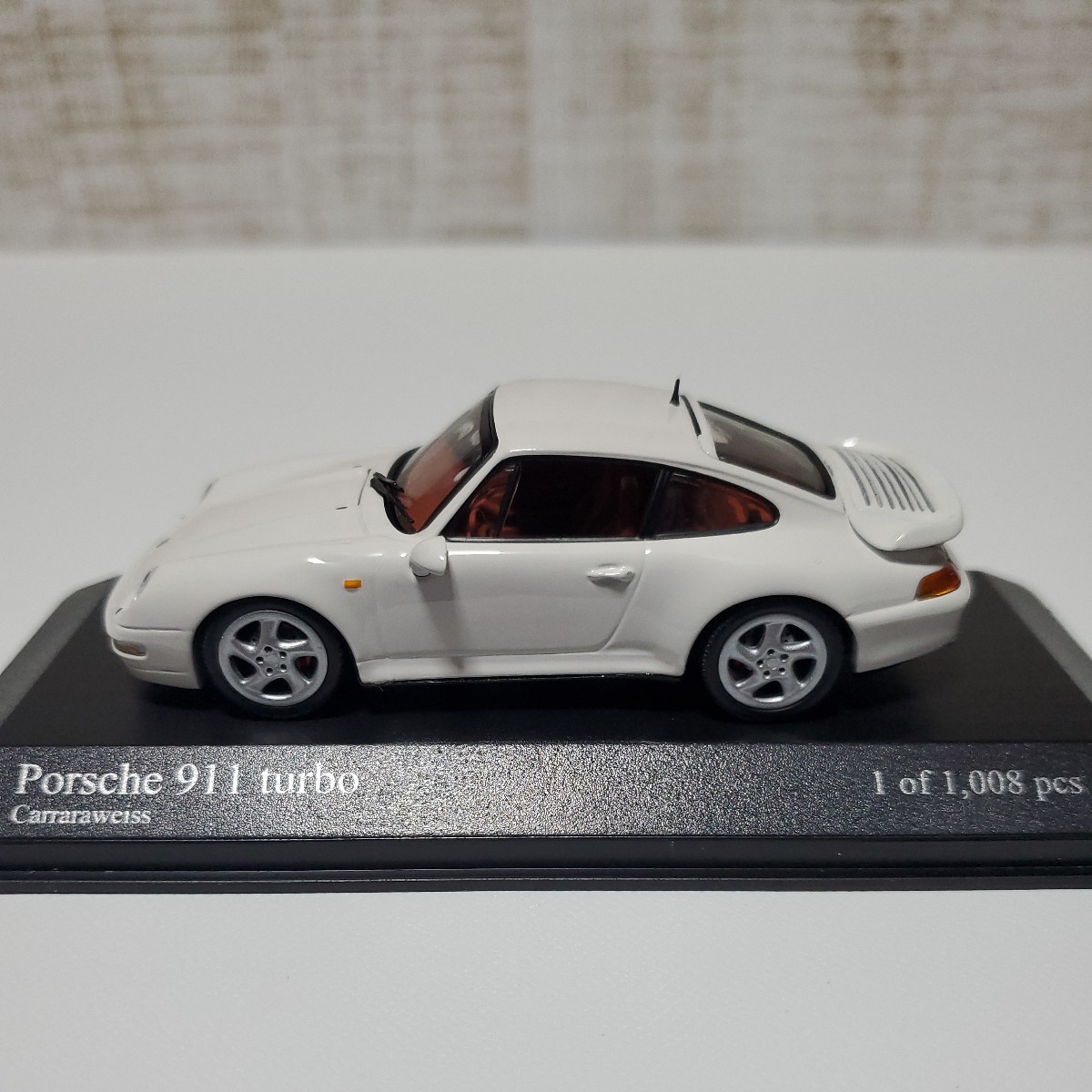 1/43 ミニチャンプス/Porsche 911 turbo 1995 Carraraweiss/ポルシェ 911 ターボ ホワイト
