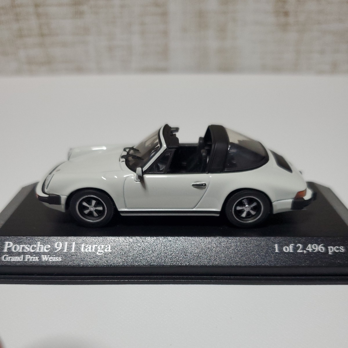 1/43 ミニチャンプス MINICHAMPS ミニカー/Porsche 911 targa 1977 Grand Prix weiss/ポルシェ 911 タルガ ホワイト