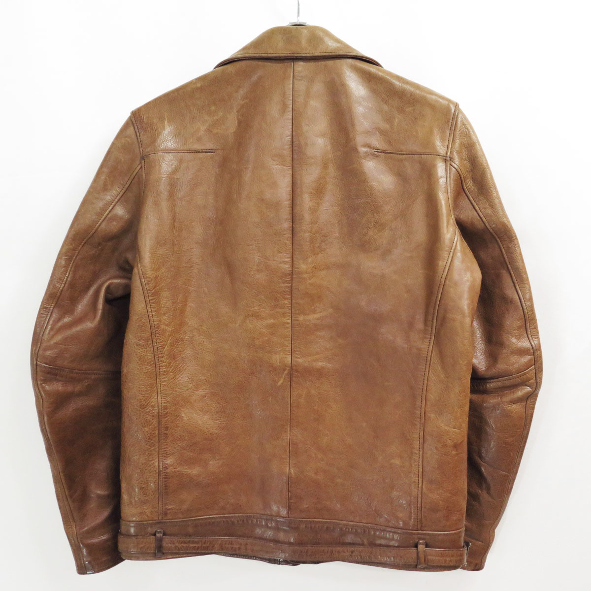 SANDINISTA x PHIGVEL HORSE HIDE LEATHER MOTO JACKET サンディニスタ