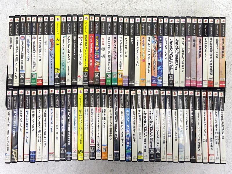 PS2 ドラクエ FF パチスロ パワプロ 三國無双 ガンダム 鬼武者 ソフト