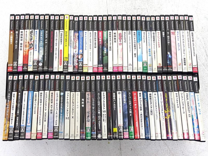 PS2 ドラクエ FF パチスロ パワプロ 三國無双 ガンダム 鬼武者 ソフト