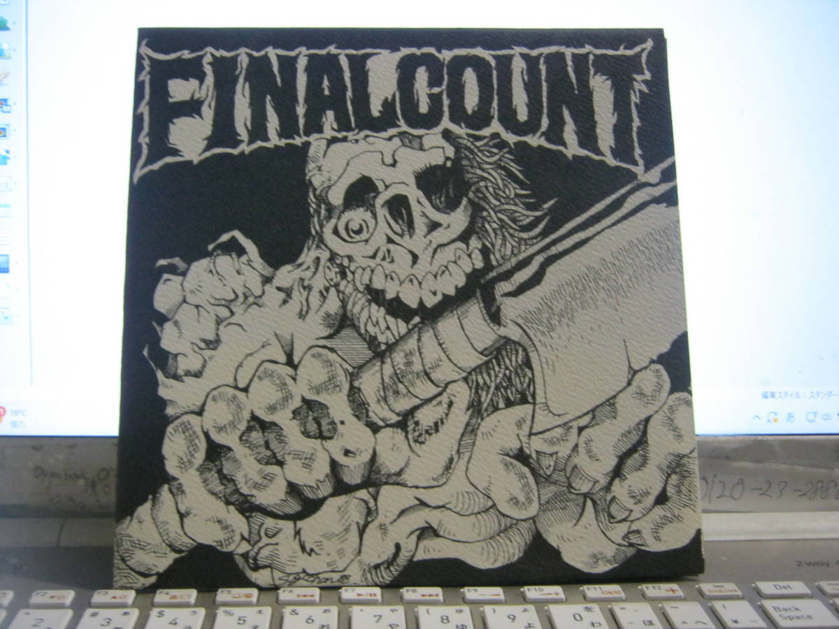 FINAL COUNT ファイナルカウント / FINAL COUNT ソノシート cloudy ASBESTOS F.V.K 臨終懺悔 Ghoul Poison Arts にら子供 恐悪狂人団 猛毒_画像1
