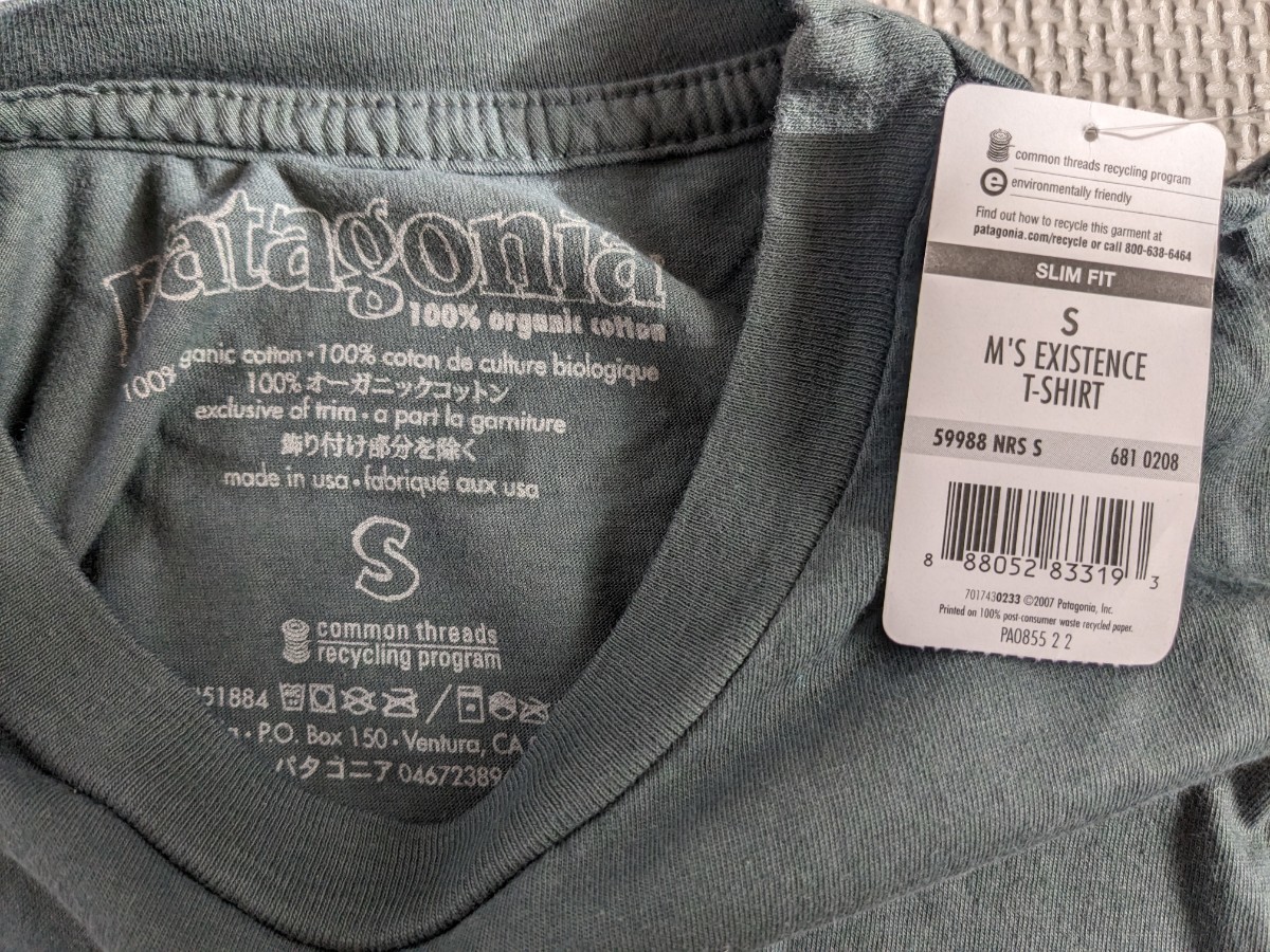 パタゴニア Existence Tシャツ Mサイズ スリムフィット 新品 送料185円～ 訳ありの画像3
