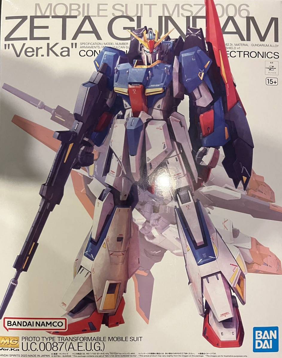 MG 機動戦士Zガンダム ゼータガンダム Ver.Ka 未組立