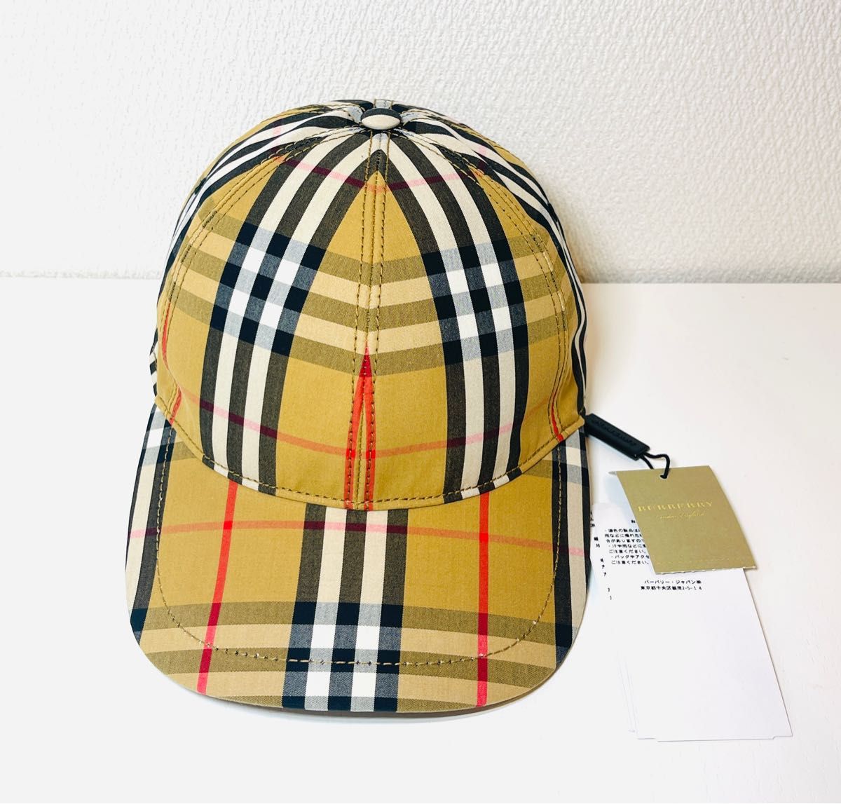 ★超破格セール★ BURBERRY ヴィンテージチェック キャップ