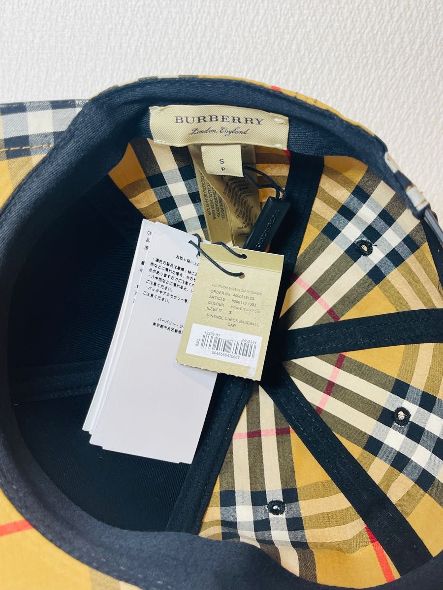 ★超破格セール★ BURBERRY ヴィンテージチェック キャップ