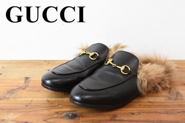 SL AM0009 高級 近年モデル GUCCI グッチ ビット ローファー 革靴