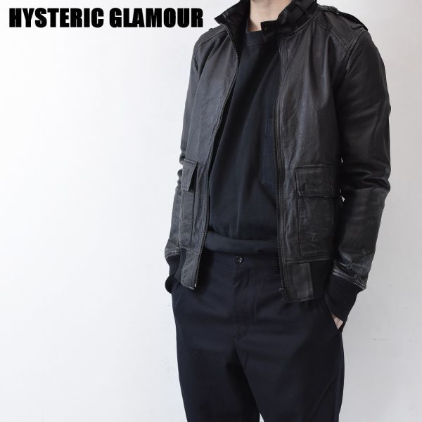 MN BE0002 HG HYSTERIC GLAMOUR ヒステリックグラマー シングル レザー