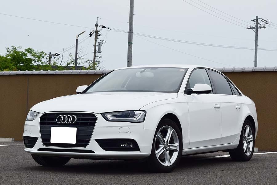 NEW mask non-smoking car 2013 year of model Audi A4 2.0TFSI SE I screw white 17AW black leather ETC vehicle inspection "shaken" 31 year 4 month certainly present car verification * test drive how??