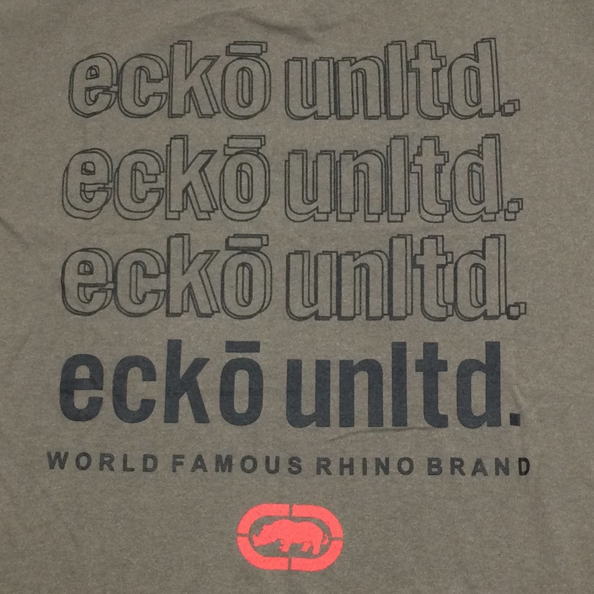 【送料無料】【新品】ecko unltd. メンズ半袖Ｔシャツ　　　M　 　 ベージュ★22304_バックプリント