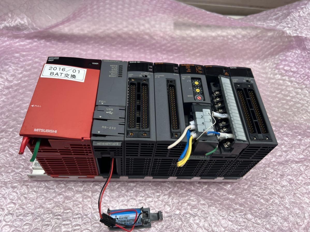 MITSUBISHI 三菱 シーケンサー Q62P Q06UDHCPU QX42-S1 QY41P