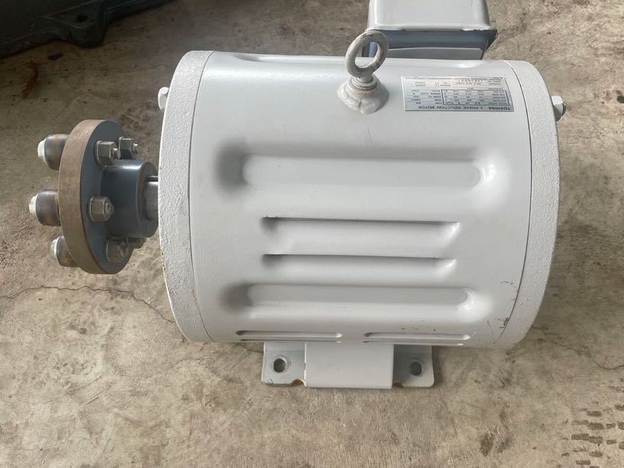 3 PHASE INDUCTION MOTOR 200v 三相 モーター TOSHIBA 品 5.5kw 4p