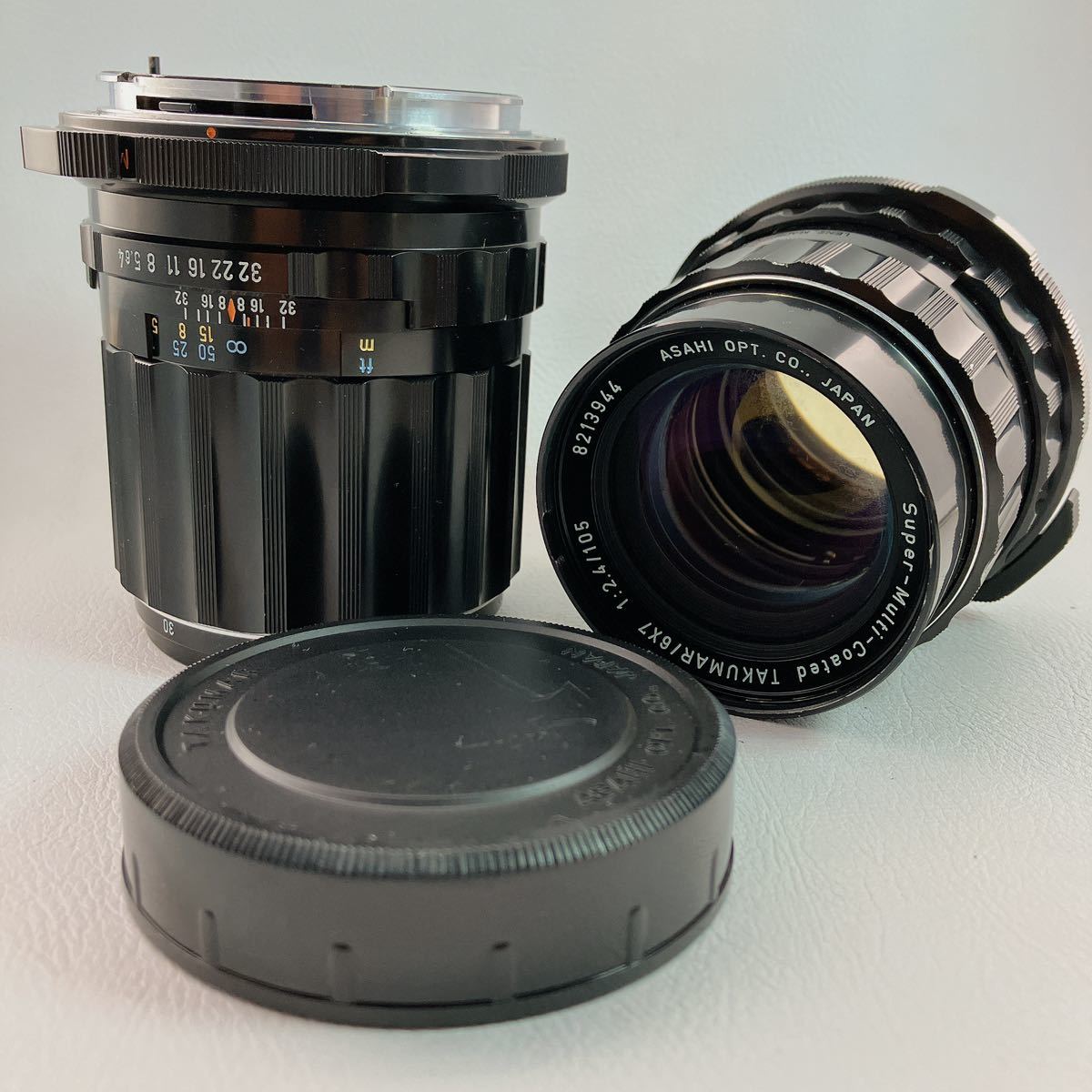 pentax 6x7 s-m-c takumar レンズ F2.4 105mm macro F4 135mm 67マウント ペンタックス 中判カメラ用  単焦点レンズ