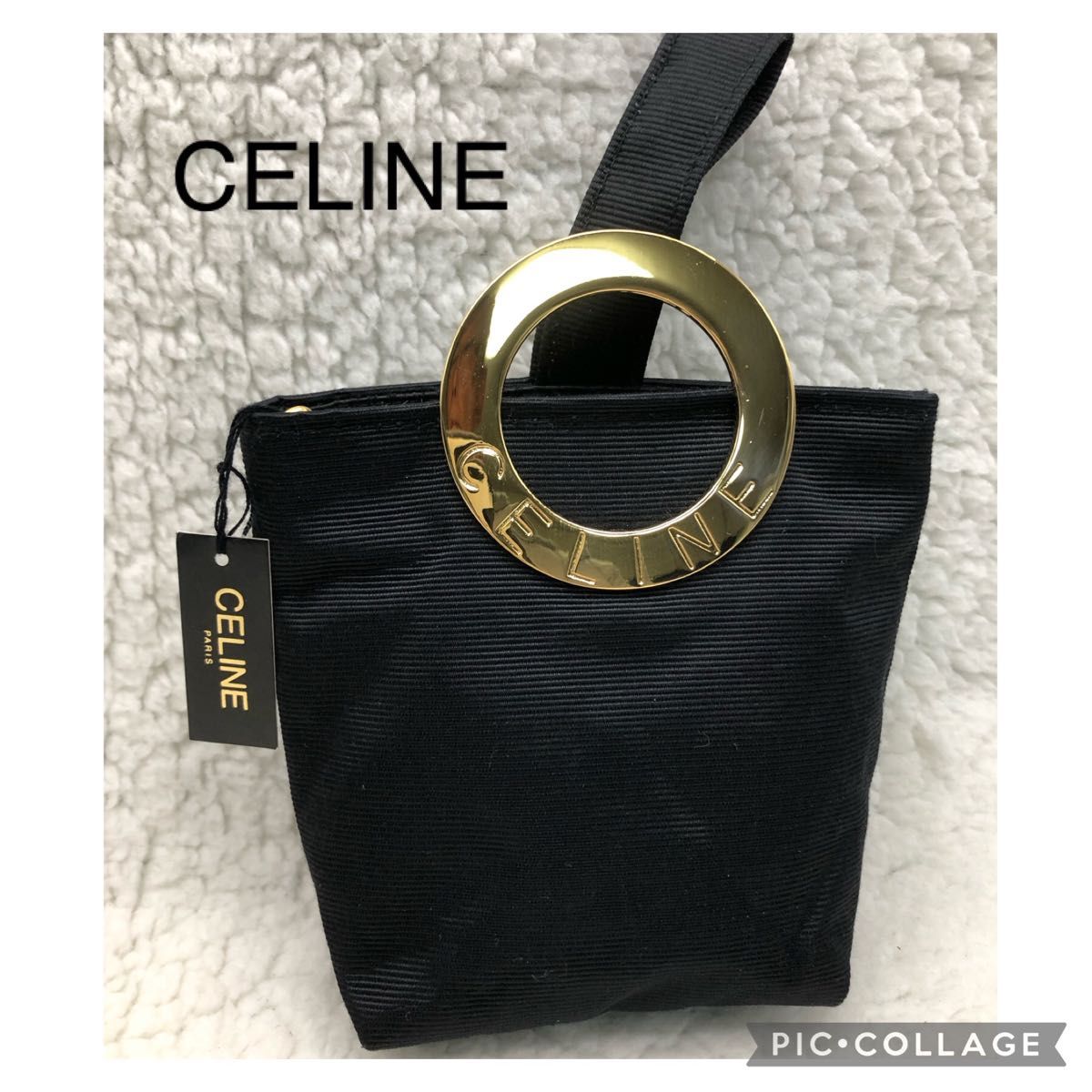 CELINE セリーヌ　サークルロゴ　ポーチ　未使用品