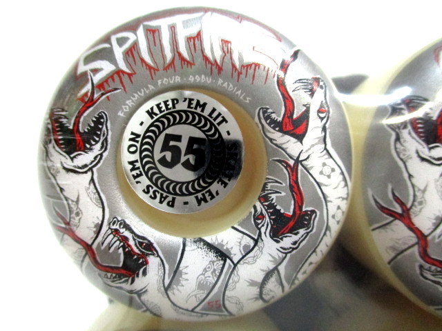  ultra immediately * prompt decision SPITFIREspito fire -F4(FOMULA FOUR)WHEEL Wheel RADIAL SHAPE SIZE:55mm/99a.lotties skate mike gigliotti venom