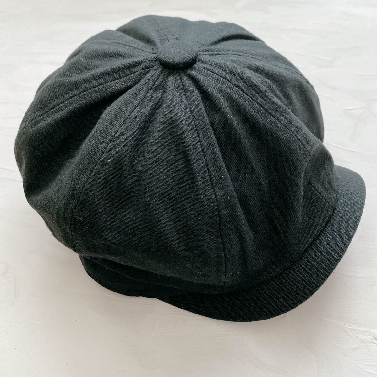 キャスケット ハット M 新品 帽子 ブラック 黒 メンズ レディース