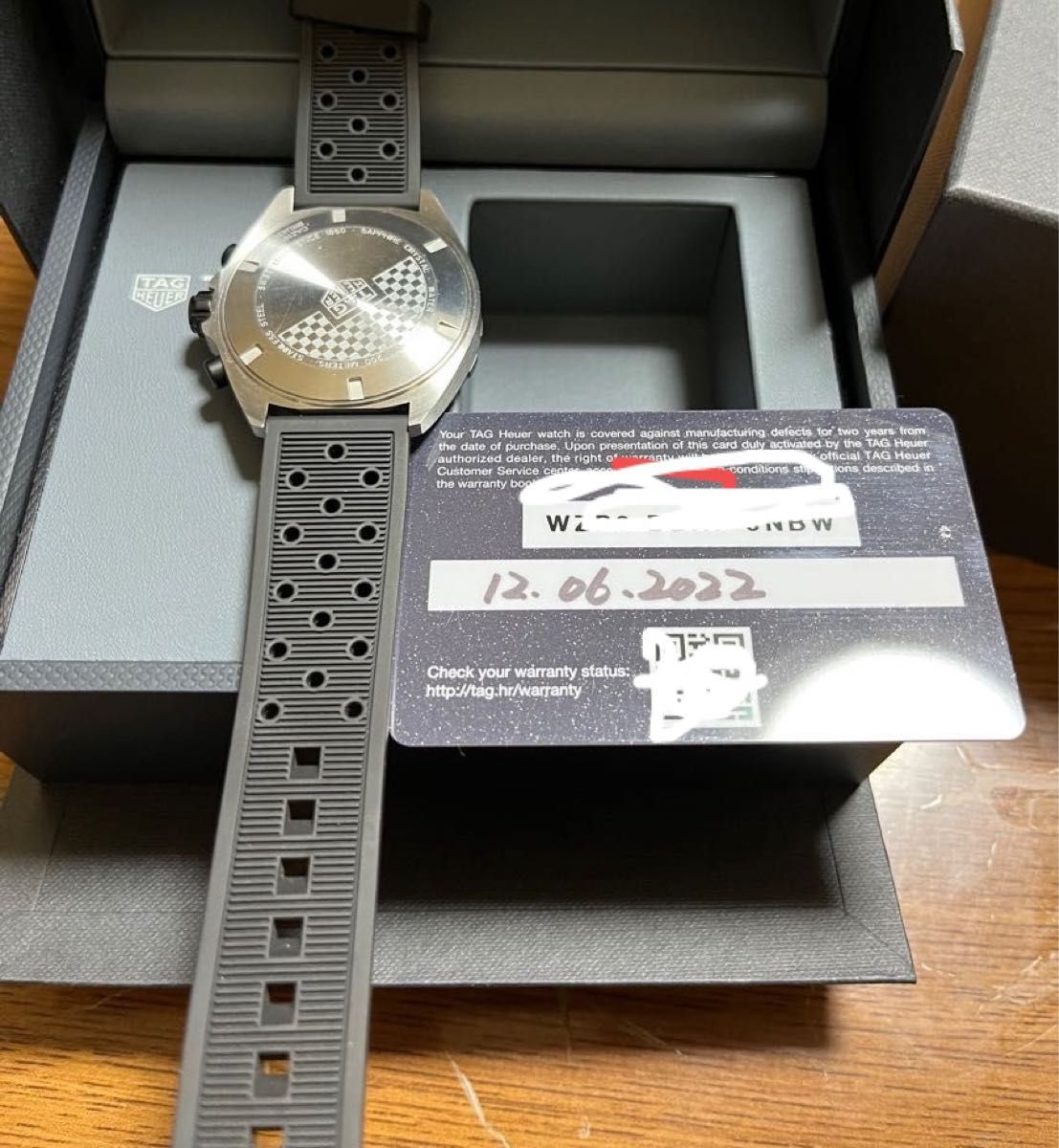 タグホイヤー フォーミュラ1 クロノグラフ CAZ1010.FT8024 黒文字 TAG HEUER