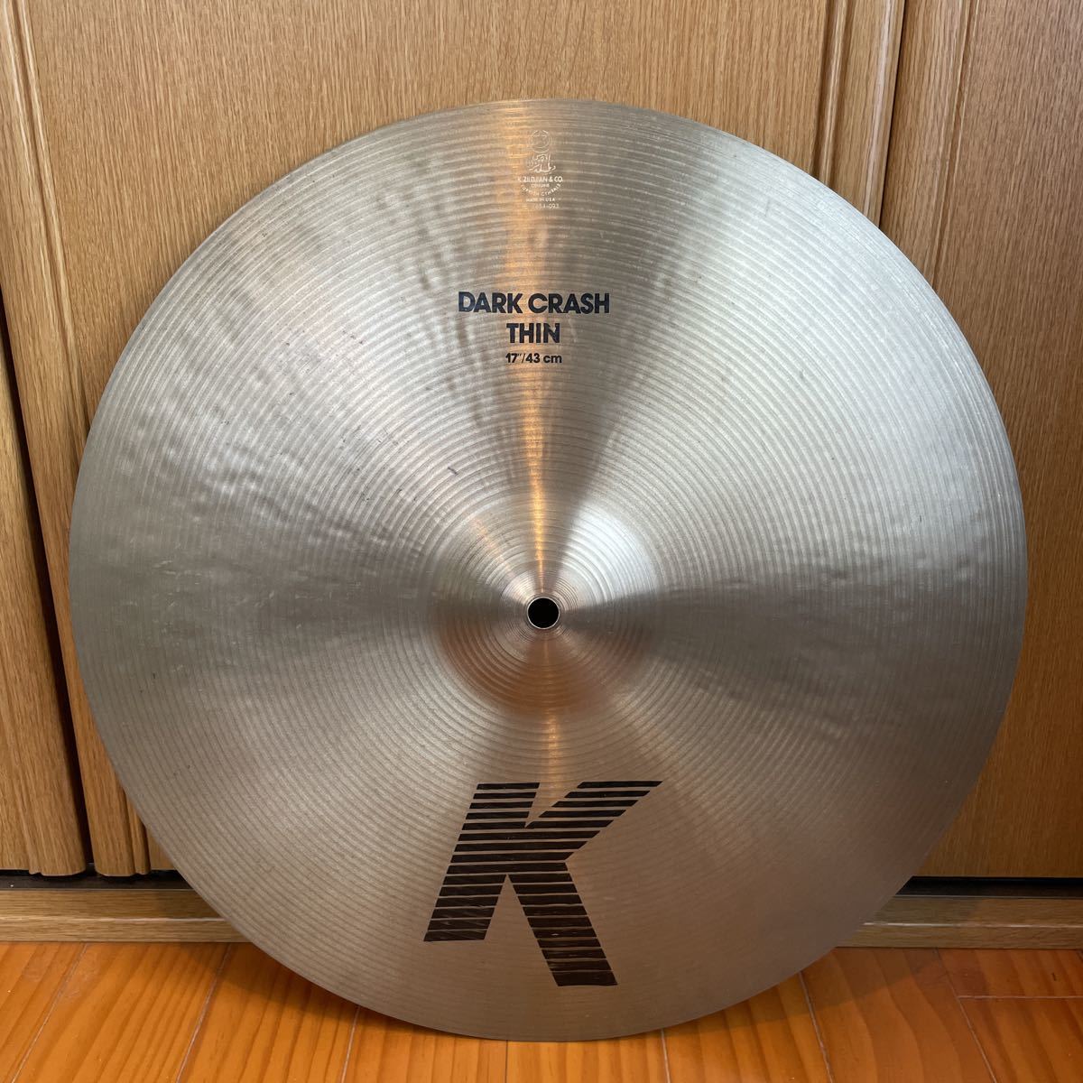 送料無料】K Zildjian ジルジャン Dark Crash Thin ダーククラッシュシン クラッシュシンバル 17インチ 