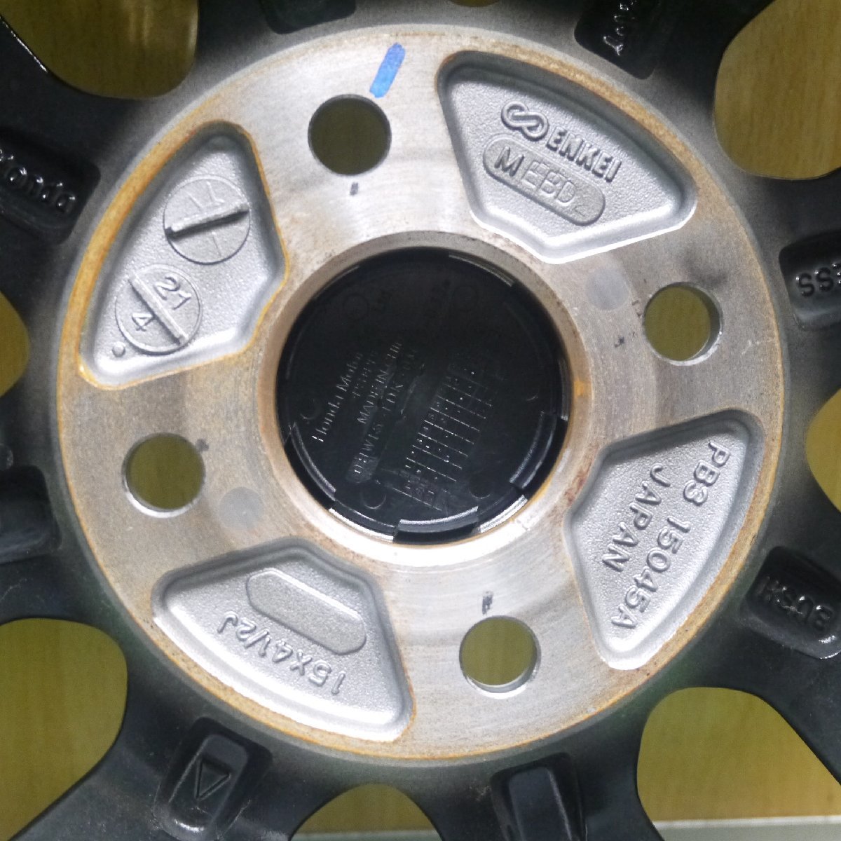 キレイ☆ホンダ N-BOX 純正 Modulo ENKEI ホイール 15インチ 15×4.5J