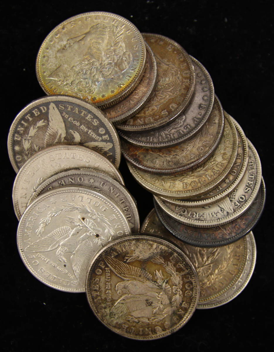 アメリカ モルガン1ドル銀貨 16枚 まとめて おまとめ 銀貨 1ドル 海外銀貨 外国銀貨 海外コイン 外国コイン 古銭 コイン 硬貨 