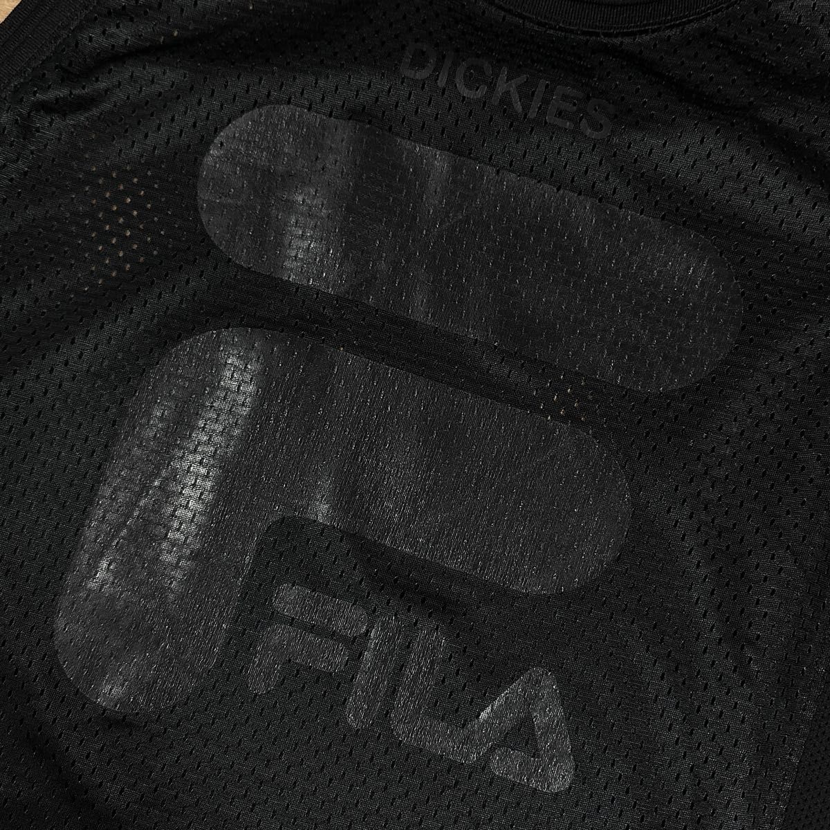 Dickies × FILA コラボ メッシュタンクトップ ビッグロゴ