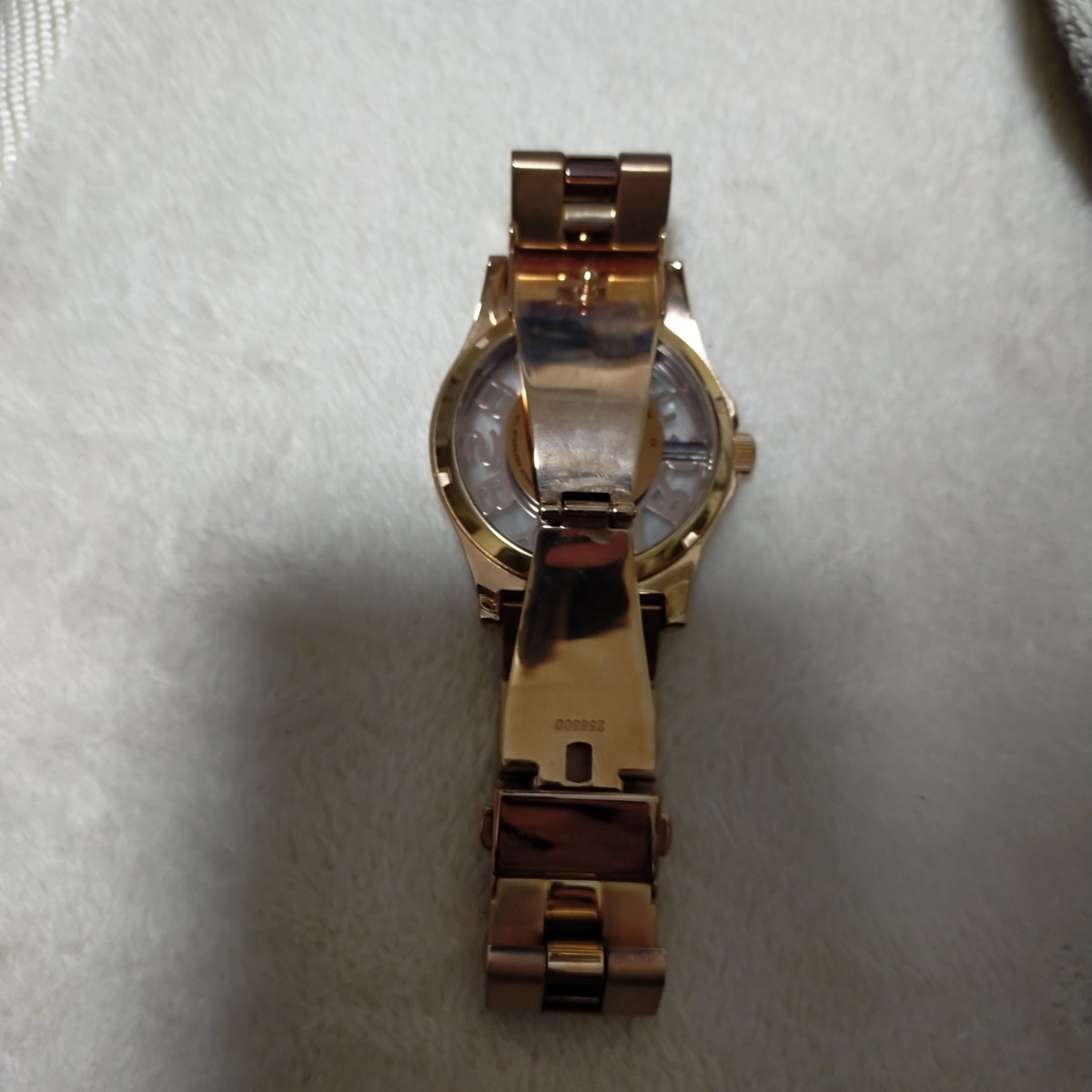 レア品 MARC BY MARC JACOBS ヘンリースケルトン 腕時計 ピンク