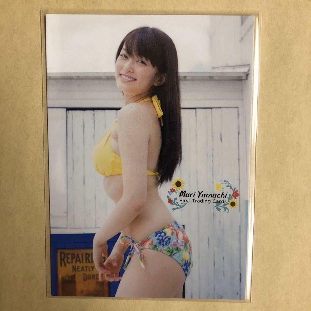 山地まり トレカ アイドル グラビア カード 水着 ビキニ 007 タレント トレーディングカード Mari Yamachiの画像1