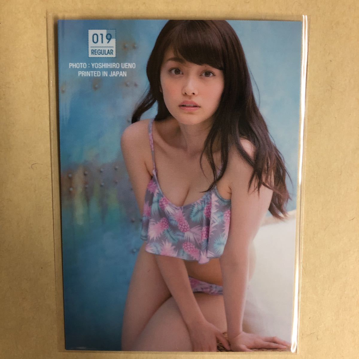 山地まり トレカ アイドル グラビア カード 水着 ビキニ 019 Mari Yamachi タレント トレーディングカードの画像1