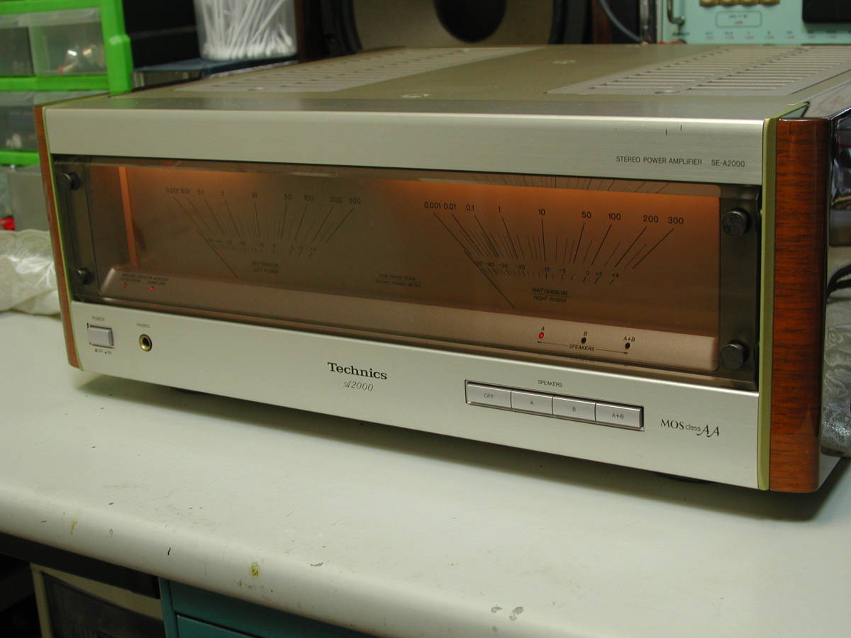 Technics SE-A2000 ※受注生産品¥250,000(1993年頃),パワーアンプ Technics SE-A2000 ※受注生産品¥250,000(1993年頃),パワーアンプ