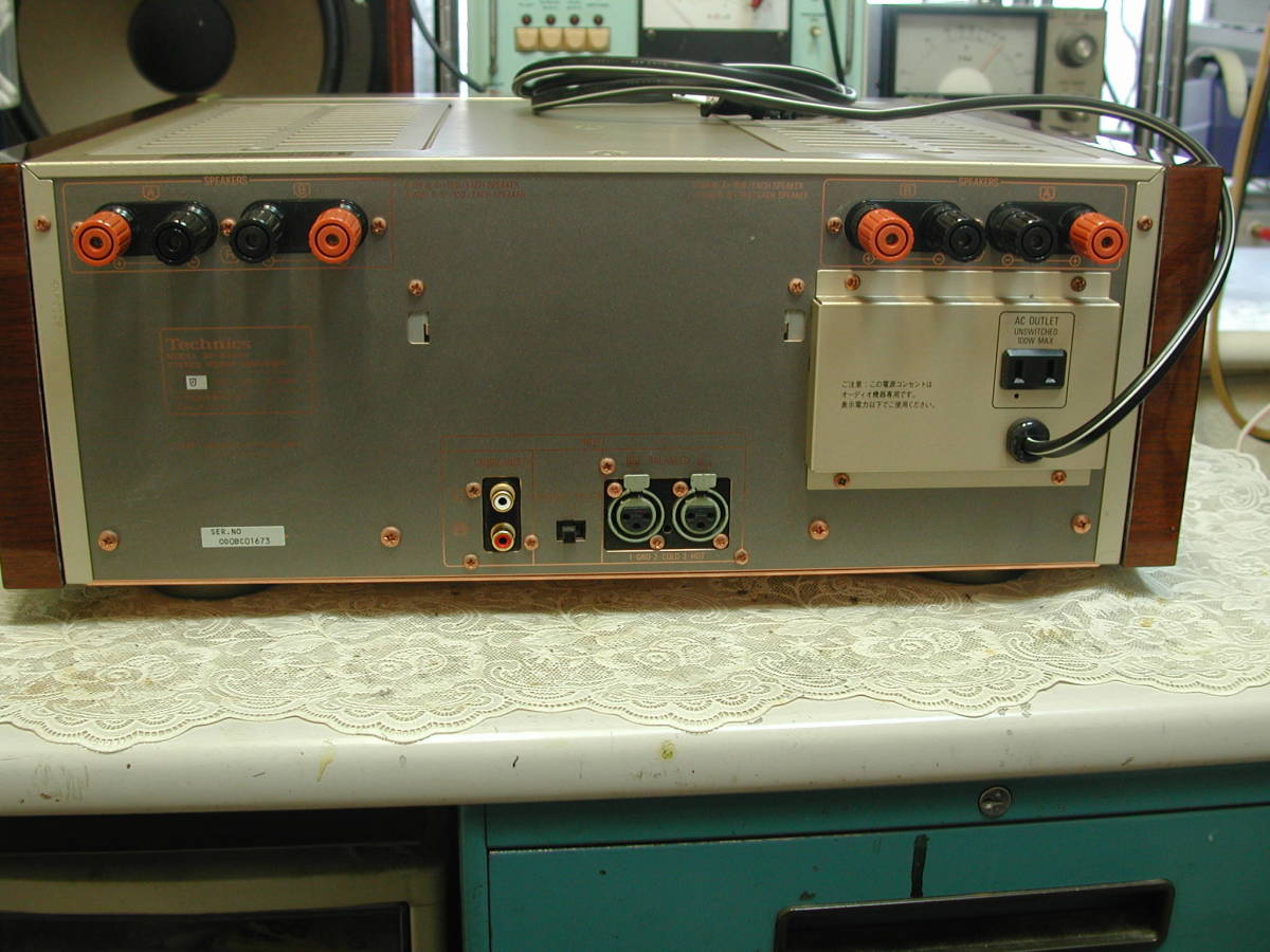 Technics SE-A2000 ※受注生産品¥250,000(1993年頃),パワーアンプ Technics SE-A2000 ※受注生産品¥250,000(1993年頃),パワーアンプ