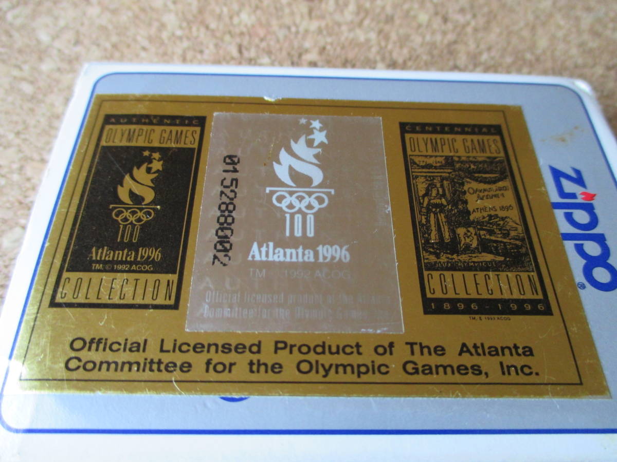 ZIPPO 『ATLANTA OLYMPIC GAMES 1996 アトランタオリンピック 五輪』1996年5月製造 モハメド・アリ オイルライター ジッポー 廃版激レア_画像5