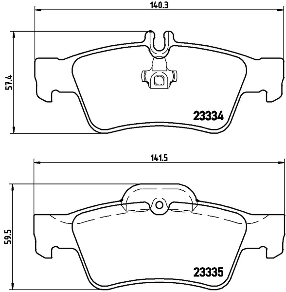 ブレンボ ブラックパッド リア左右セット ブレーキパッド Eクラス W212(ワゴン) 212226C P50 052 brembo BLACK PAD ブレーキパット