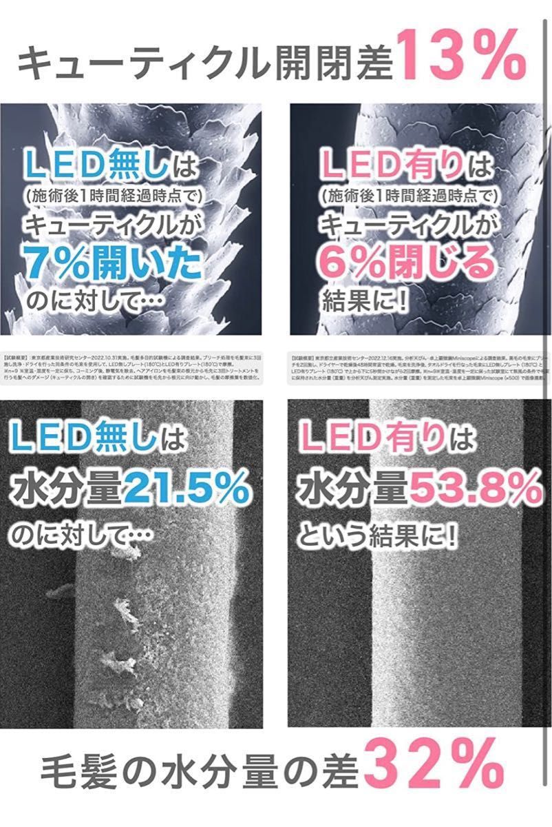 新品】LEDコラーゲンヘアアイロン|ピンク | noonanwaste.com
