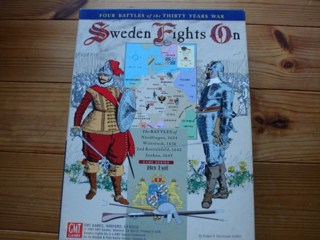 GMT　SWEDEN　FIGHTS　ON　30年戦争　グスタフ・アドルフ　未カット未使用　ルール和訳付　着払発送_画像1