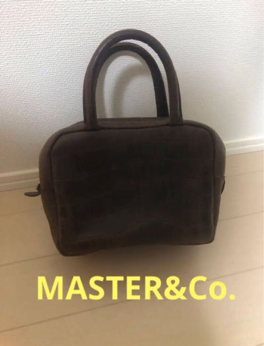 MASTER&Co. マスターアンドコー　ミニバッグ　ブラウン