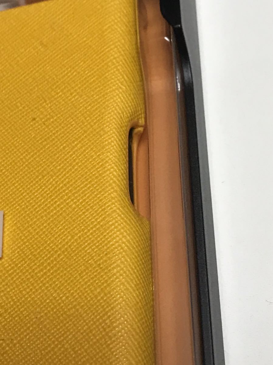 匿名送料込 iPhoneXsMax用カバー 手帳型ケース イエロー 黄色 yellow TOUGH FLIP COVER スタンド機能 アイホン アイフォーンXSマックス/SP1